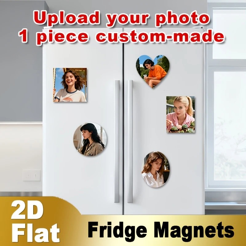 Pet Portrait Custom - Imán de Refrigerador con Foto Personalizada,