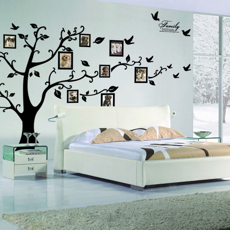 Family Tree Print - Vinilos Decorativos de Pared de PVC