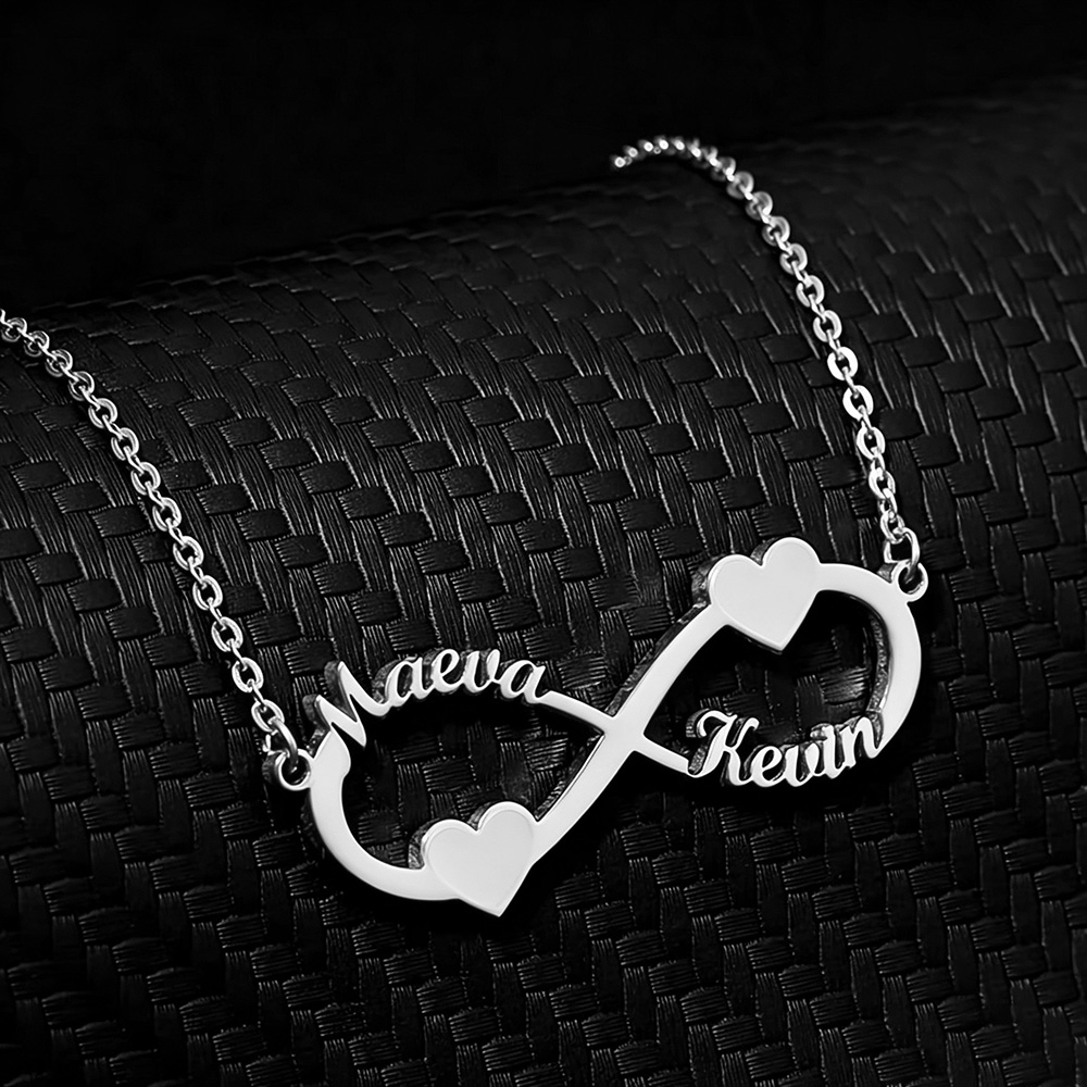 Name Necklace Custom - Collar con nombre personalizado, colgante de