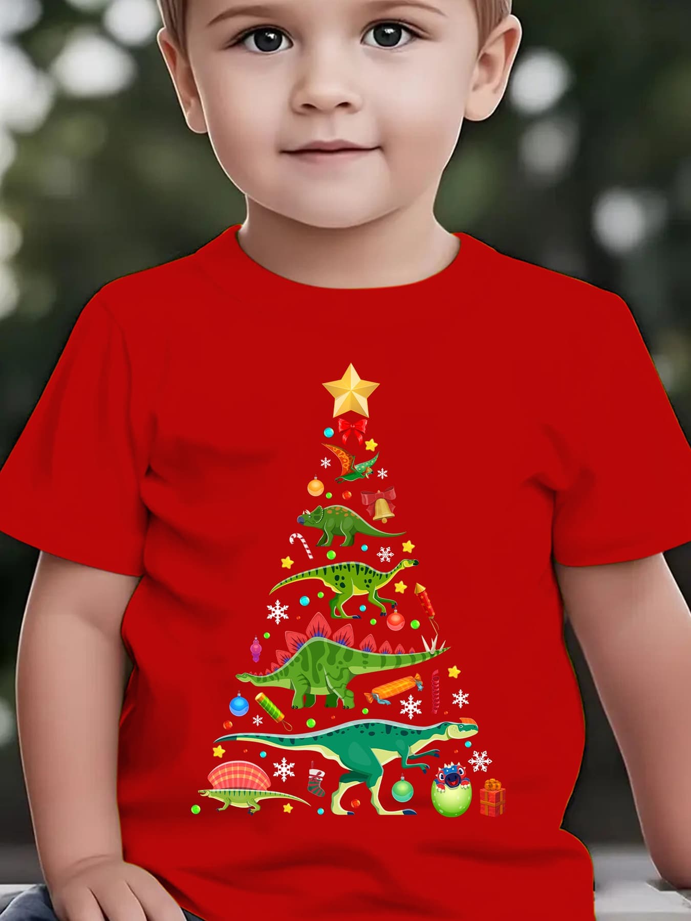 Family Tree Print - Camiseta de moda infantil de verano