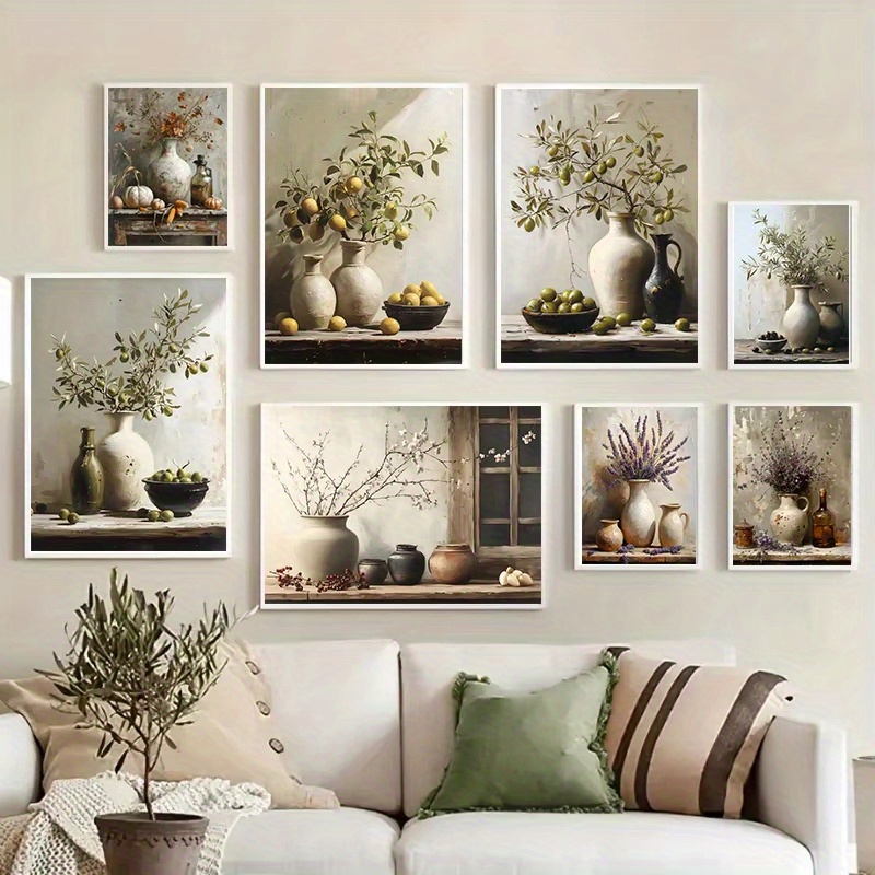 Family Tree Print - Póster Retro sin Marco de Naturaleza