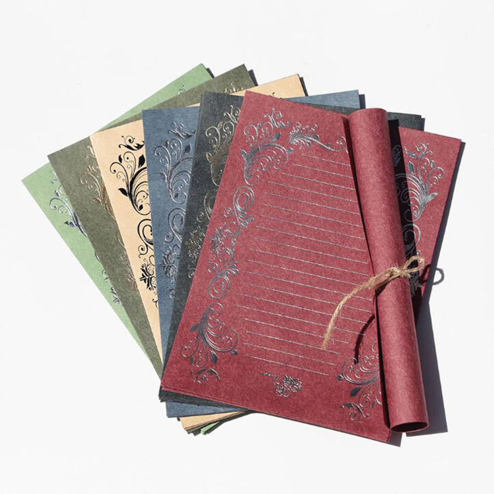 Wax Seal Letter Kit - 4 hojas de lujo, elegante, Vintage,