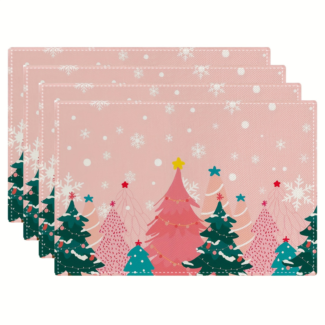 Family Tree Print - Manteles Individuales con Estampado de Árbol