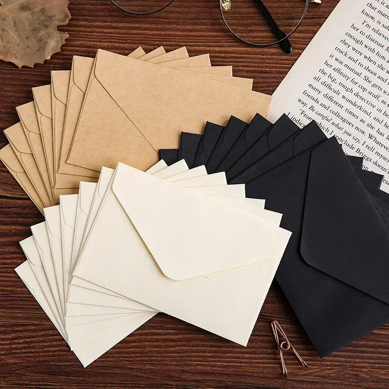 Wax Seal Letter Kit - 20/40/80 Uds. Mini sobres de papel