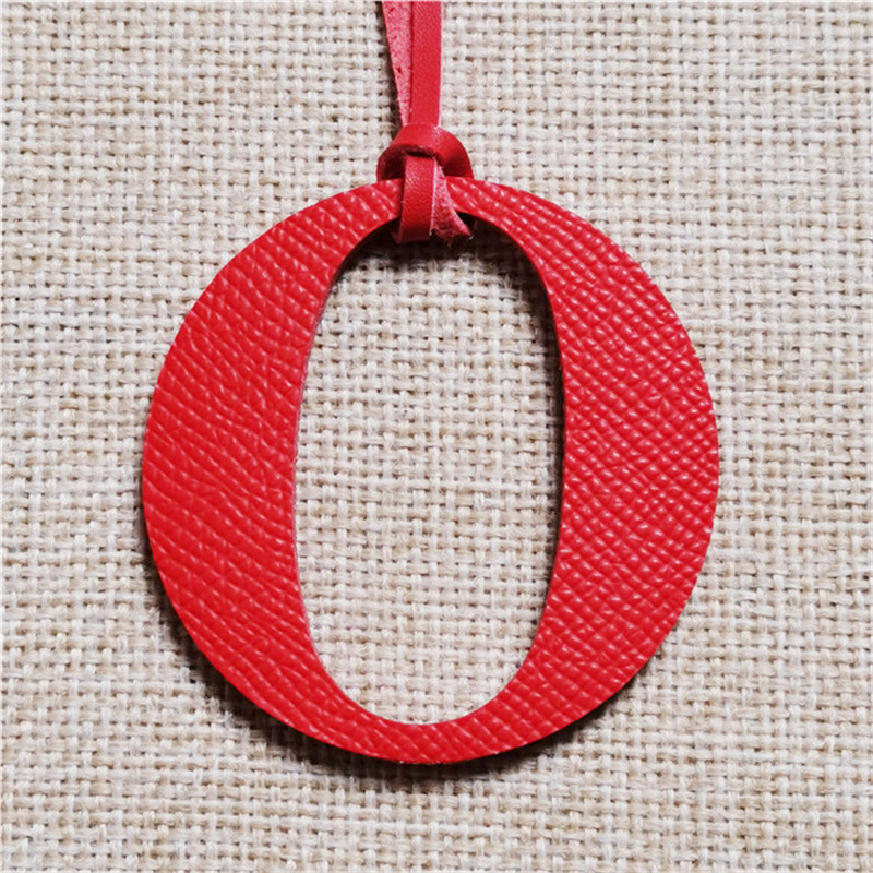 LLavero de cuero Natural genui - Monogram Keychain Leather reseña y precio