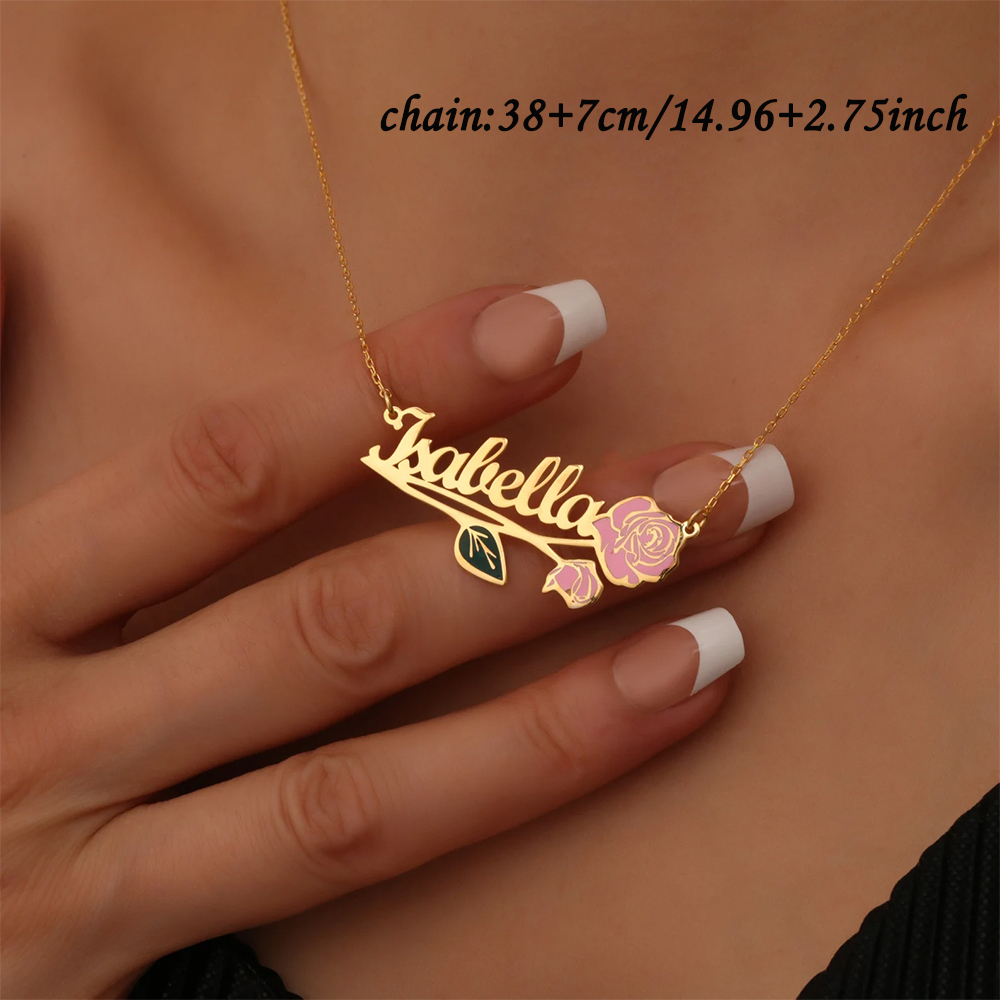 Collar personalizado con nombr - Name Necklace Custom reseña y precio