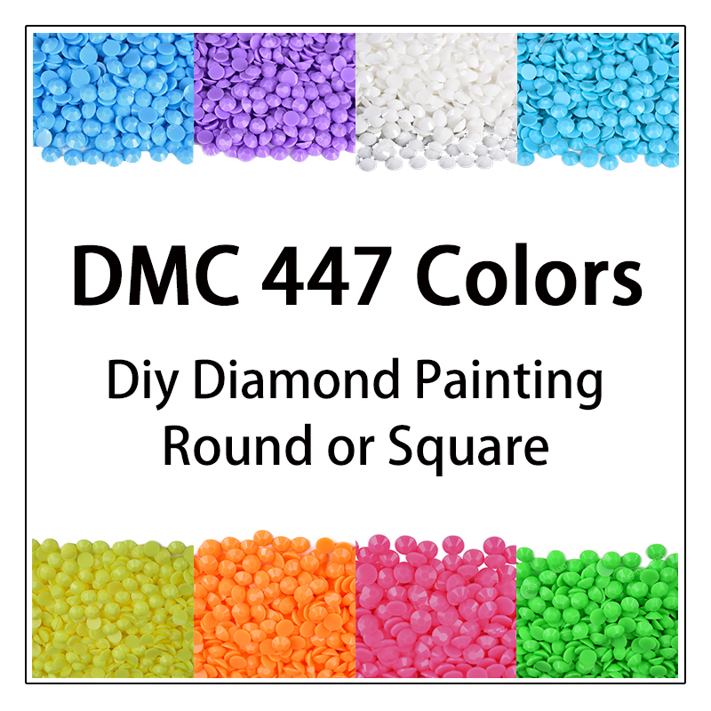 DMC 447 colores 5D Diy pintura - Photo Mosaic Print reseña y precio