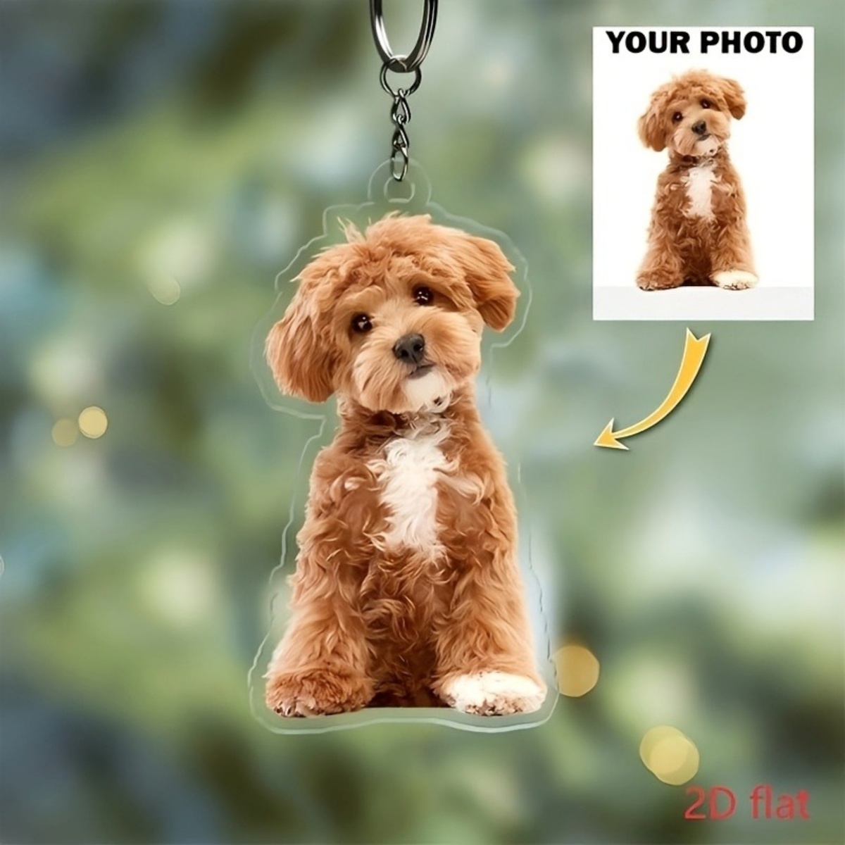 Llavero con Foto Personalizada - Pet Portrait Custom reseña y precio