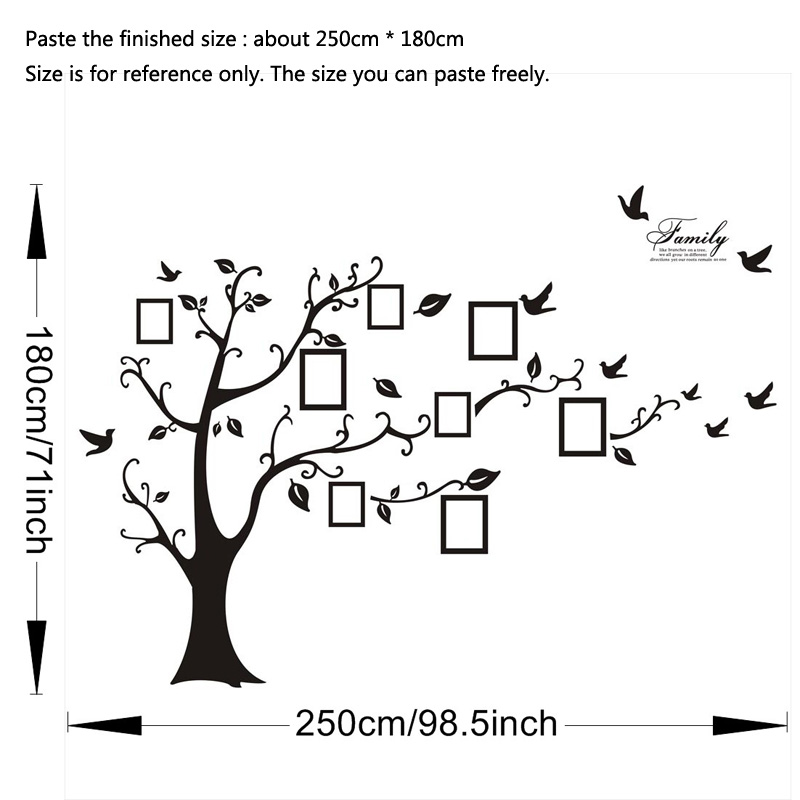 Vinilos Decorativos de Pared d - Family Tree Print reseña y precio