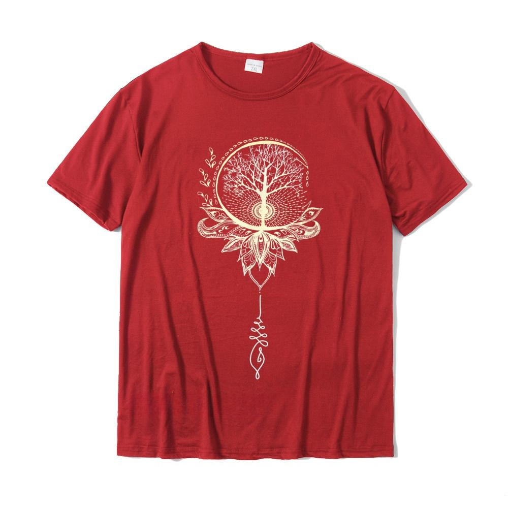 Camiseta de algodón con diseño - Family Tree Print reseña y precio