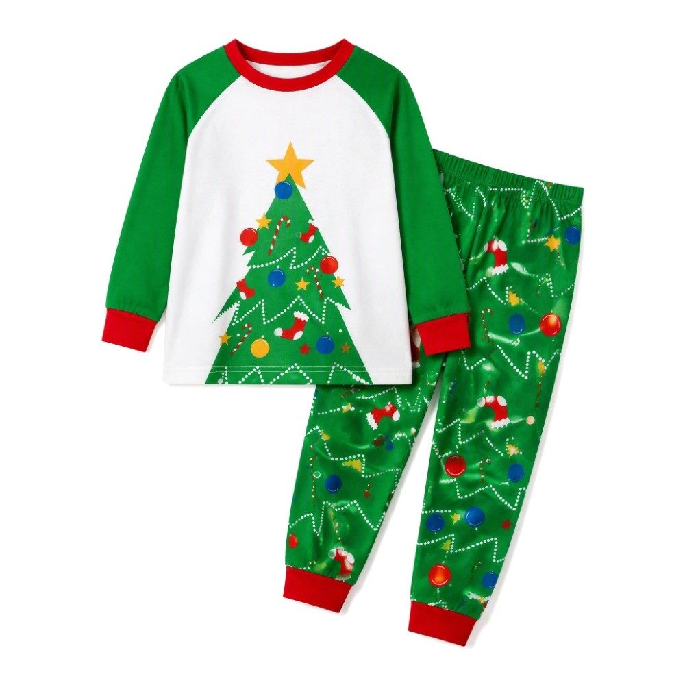 Conjunto de pijamas navideños  - Family Tree Print reseña y precio