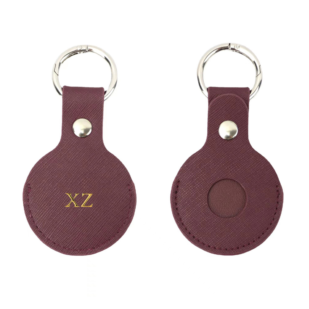 Letras iniciales doradas perso - Monogram Keychain Leather reseña y precio