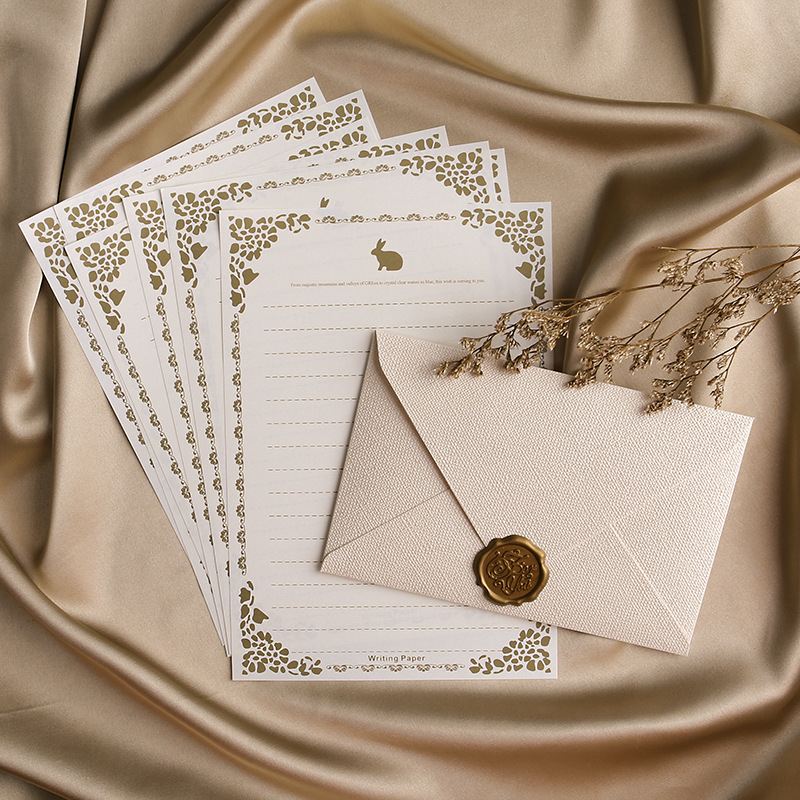 Juego de sobres de papel marró - Wax Seal Letter Kit reseña y precio