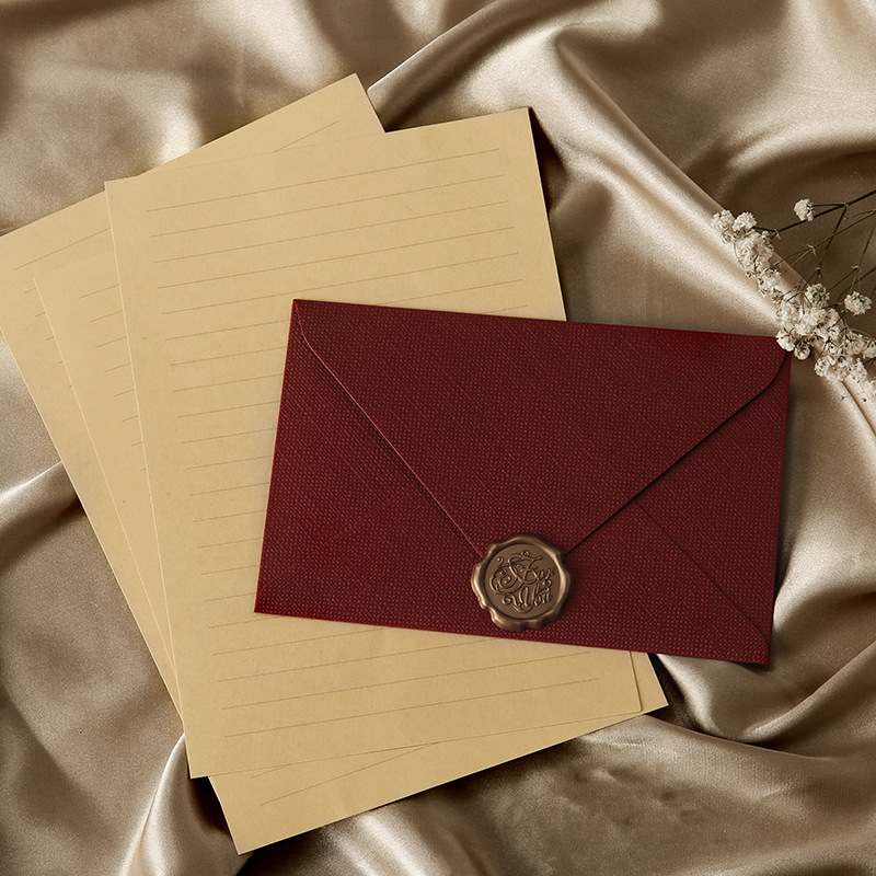 Juego de sobres de papel marró - Wax Seal Letter Kit reseña y precio
