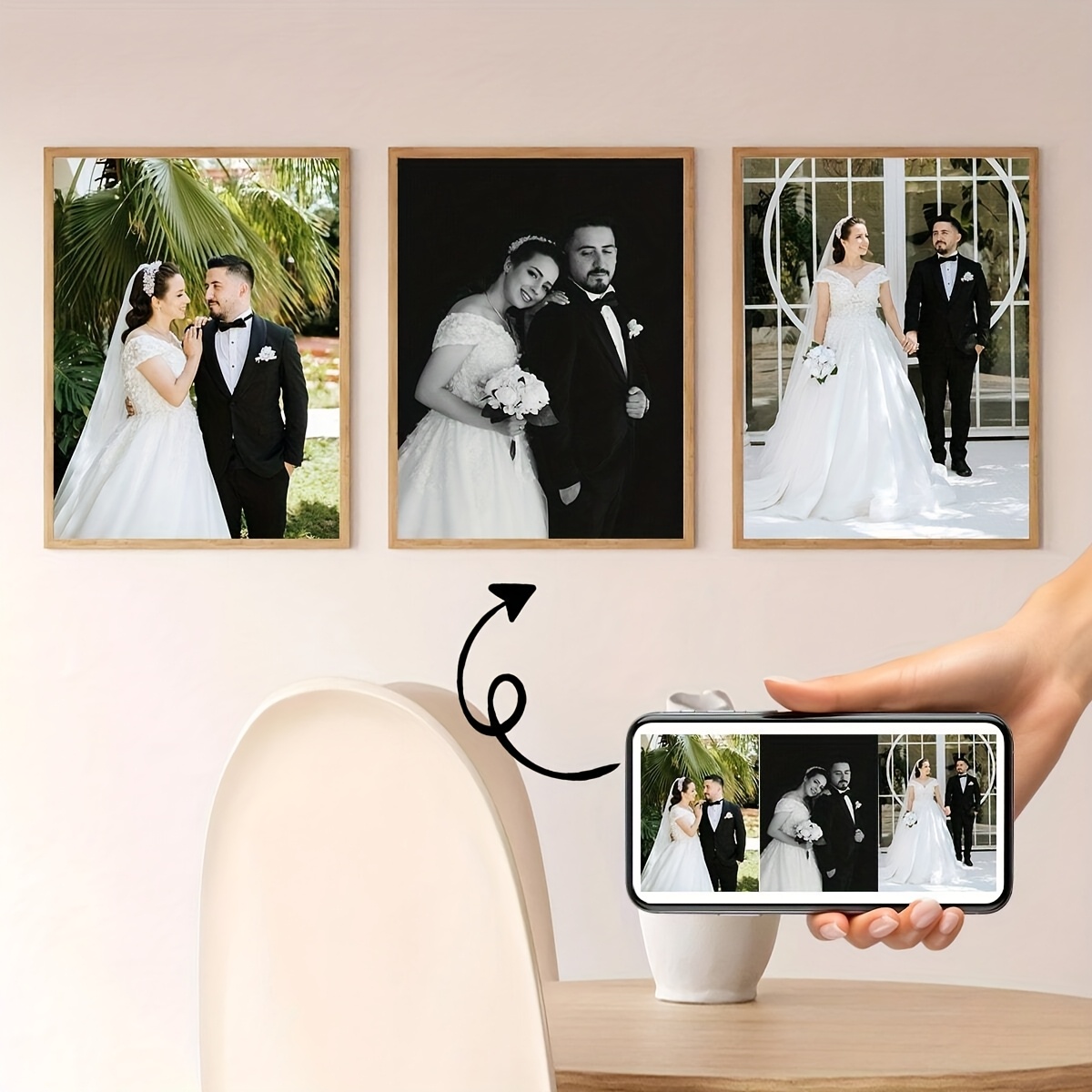 3 unids/set de póster de lienz - Pet Portrait Custom reseña y precio