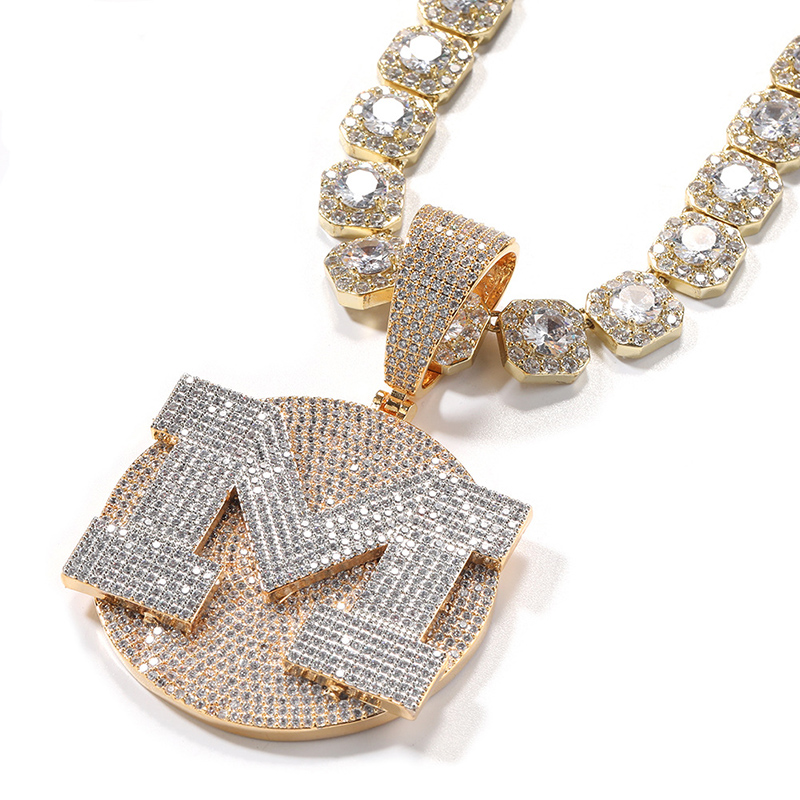 Collar con colgante redondo pe - Name Necklace Custom reseña y precio
