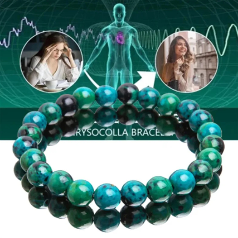 Pulsera de malaquita crisocola - Coordinates Bracelet reseña y precio