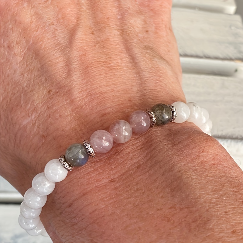 1 pulsera de piedra lunar, lab - Coordinates Bracelet reseña y precio