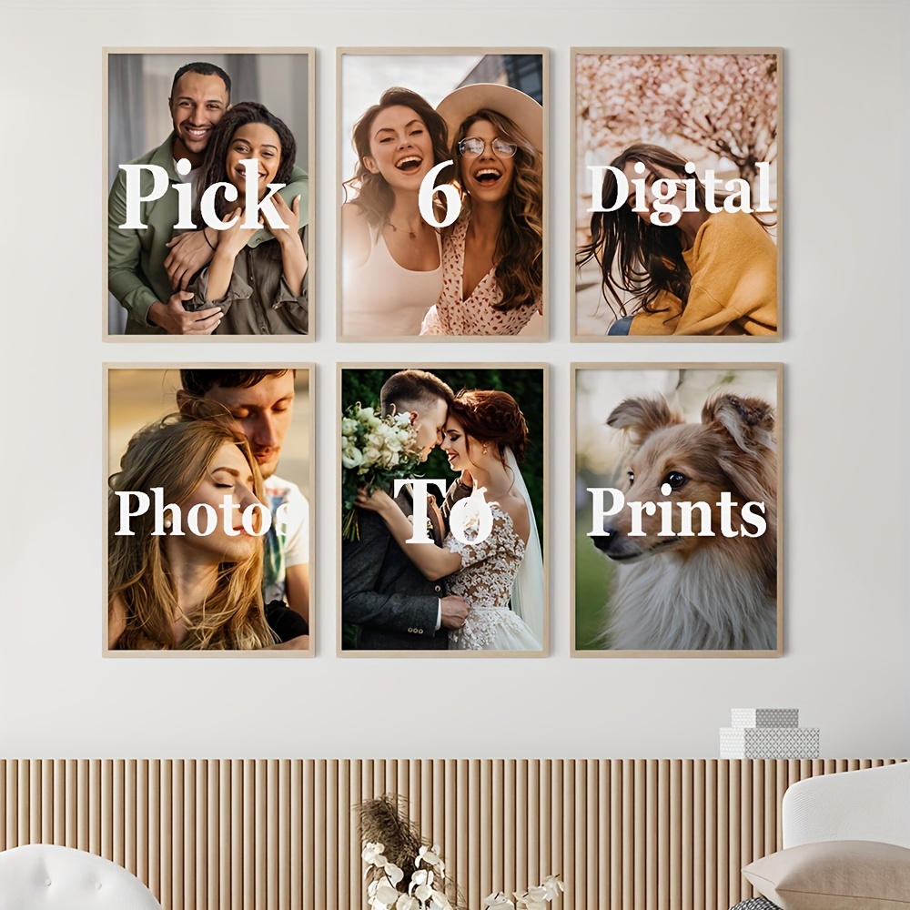 Juego de 6 Impresiones en Lien - Pet Portrait Custom reseña y precio